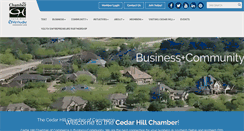 Desktop Screenshot of cedarhillchamber.org